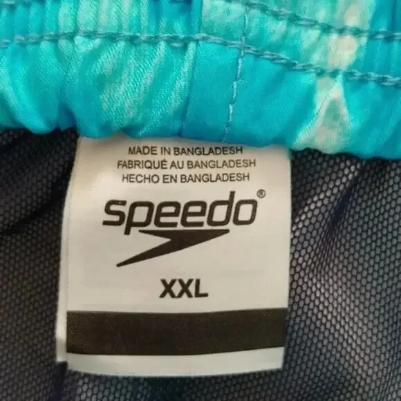 Speedo Men’s Swim Trunks Shorts sz XXL 16” Outseam NEW #G924 - Picture 4 of 10